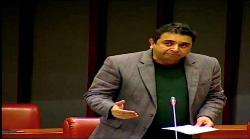 Pakistan Christian News image of Senator Michael walks out of the senate to protest minister’s behaviour at interfaith harmony conference