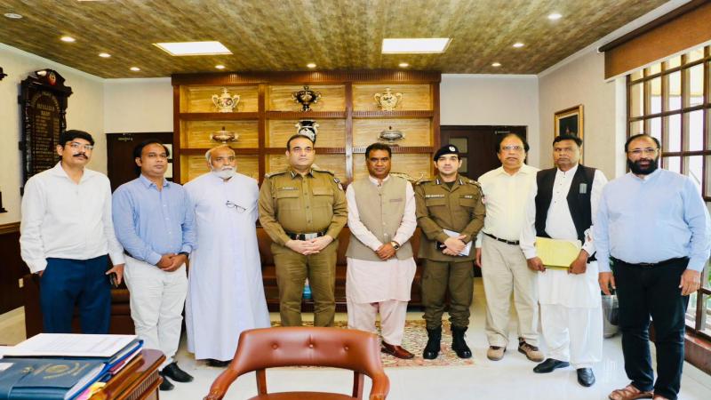 Pakistan Christian News image of IMRF Delegation Engages in Crucial Talks with Faisalabad Police Over Jaranwala Incident