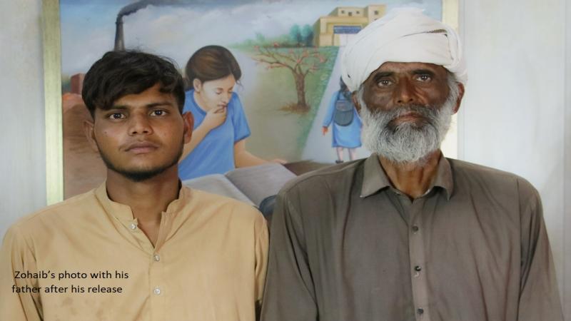 Pakistan Christian News image of Brick Kiln Worker Zohaib Saleem Freed from Illegal Detention